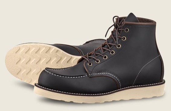 Red Wing Heritage 6 Inch Classic Moc #8849 // Black Prairie Leather