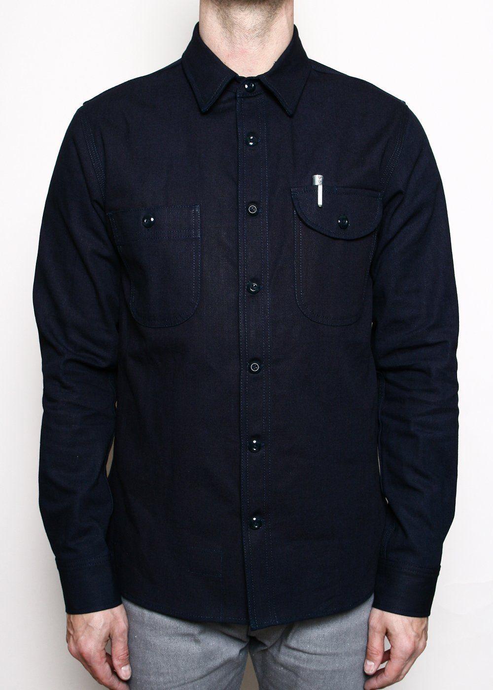 Rogue Territory - Work Shirt // Indigo Selvedge Canvas - City Workshop Men's Supply Co.