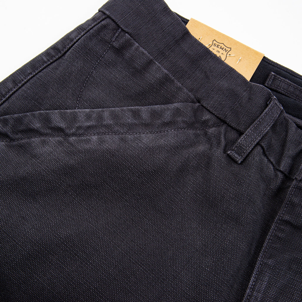 Freenote Cloth - Workers Chino Slim Fit 14oz Slub Black