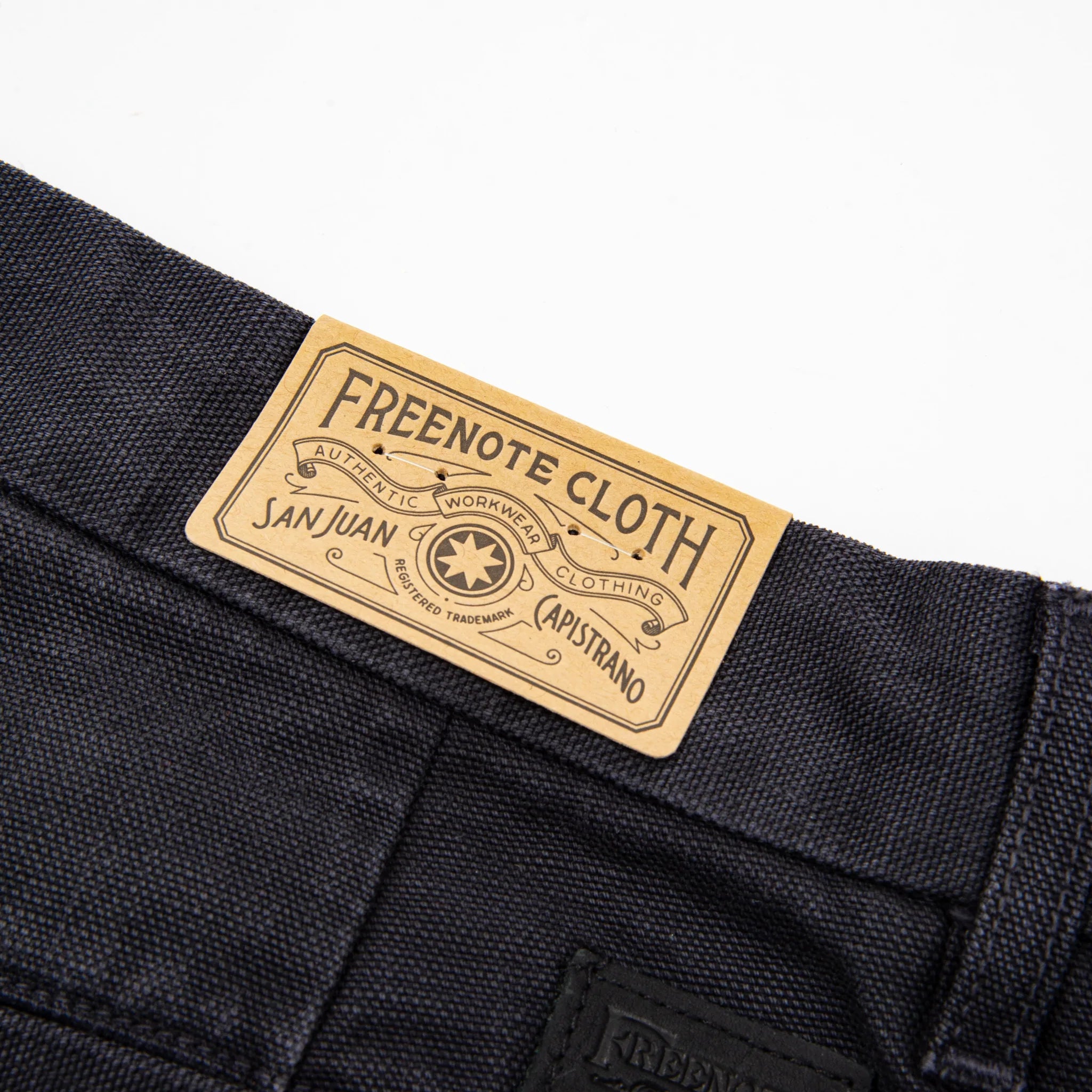 Freenote Cloth - Workers Chino Slim Fit 14oz Slub Black - City Workshop Men's Supply Co.