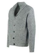 Schott NYC - Wool Blend Heathered Cardigan - City Workshop Men's Supply Co.