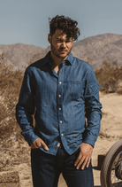 KATO - "The Ripper" Tencel Cotton - Medium Blue - City Workshop Men's Supply Co.