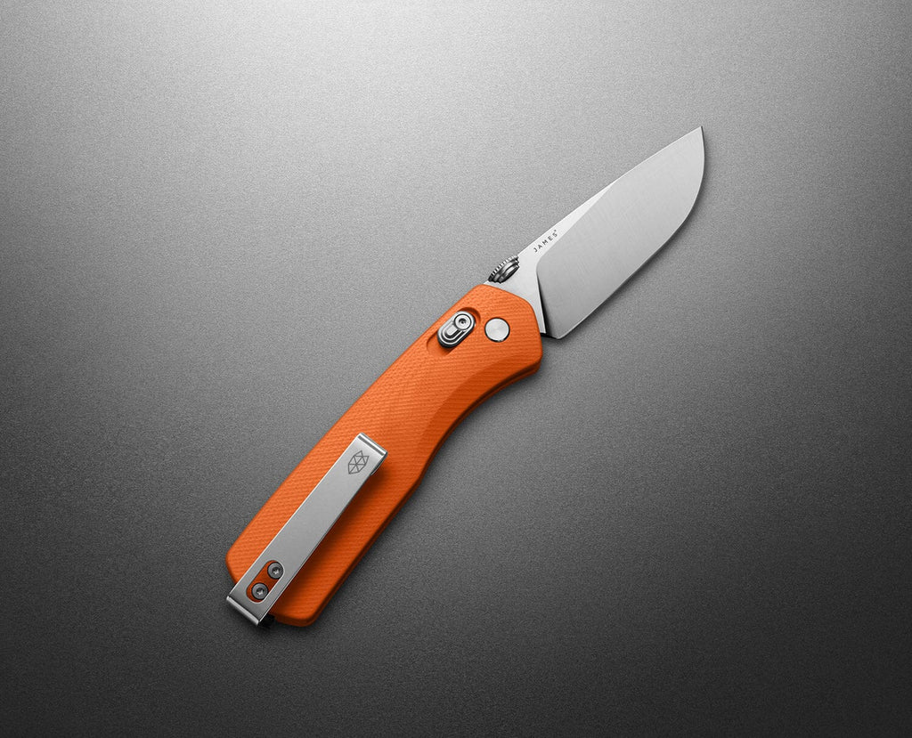 The James Brand - The Carter Orange + Stainless / Straight