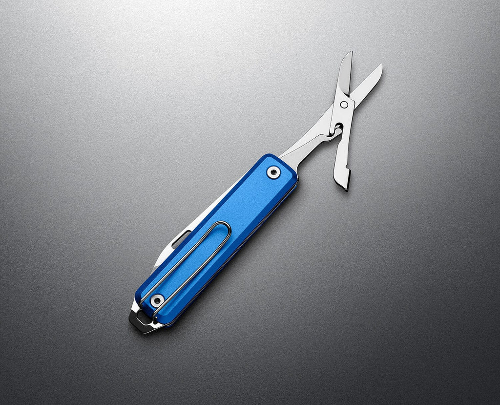 The James Brand - The Ellis Scissors Cerulean + Stainless / Serrated - City Workshop Men's Supply Co.