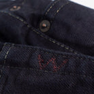 Iron Heart - 14oz IH-555S-142OD Selvedge Denim Slim Tapered Jeans - Indigo Overdyed Black - City Workshop Men's Supply Co.