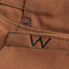 Iron Heart - IH-777D - 17oz Duck Slim Tapered Cut Jeans - Brown - City Workshop Men's Supply Co.