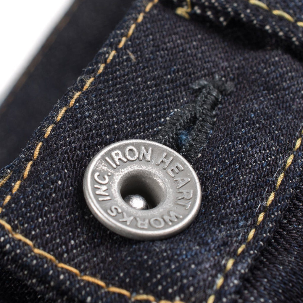 Iron Heart IH-777S-142 14oz Selvedge Denim Slim Tapered Jeans - Indigo - City Workshop Men's Supply Co.