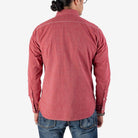 Iron Heart - 10oz Mock Twist Selvedge Chambray Work Shirt - Red - City Workshop Men's Supply Co.