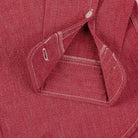 Iron Heart - 10oz Mock Twist Selvedge Chambray Work Shirt - Red - City Workshop Men's Supply Co.