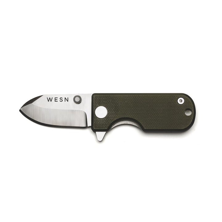 WESN - Microblade 2.0 - OD Green G10 X Titanium - City Workshop Men's Supply Co.