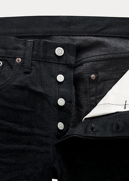 Double RL - Slim Fit Black-on-Black Selvedge Jean