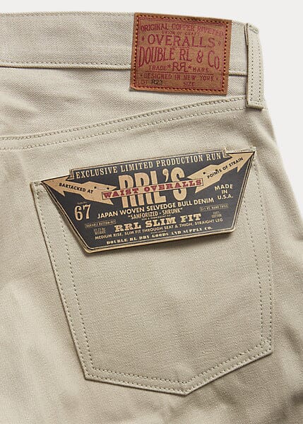 Double RL - Limited-Edition Slim Fit Selvedge Jean - Rigid