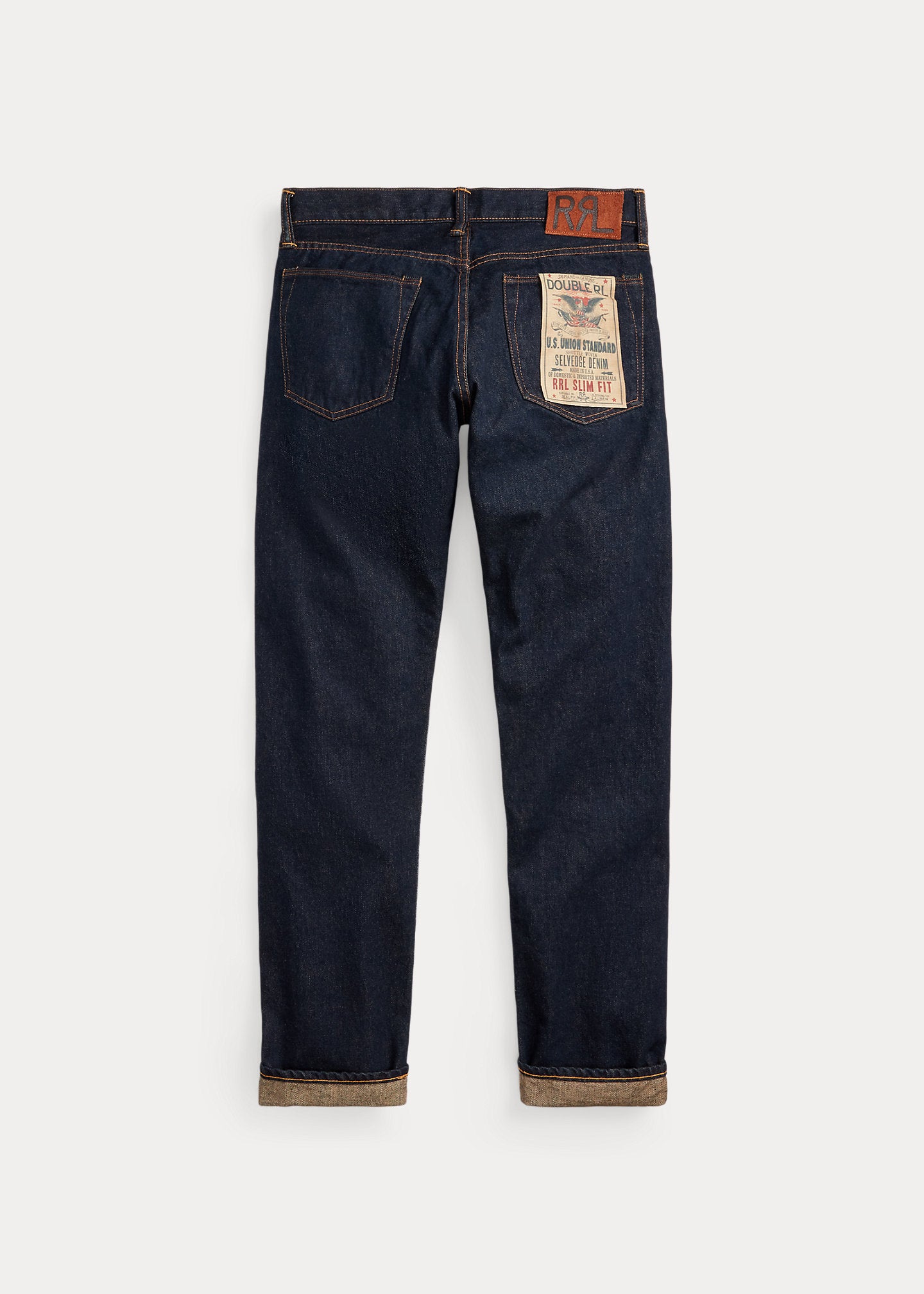 RRL double rl Men's jeans Once Wash Slim Fit Selvedge cone