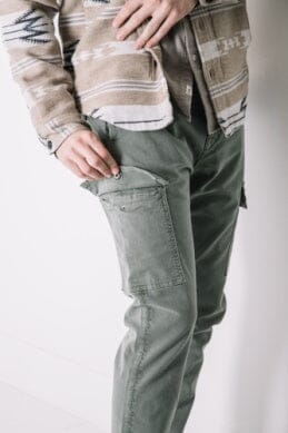 KATO - "The Nail" Stretch Oxford - Pigment Military Green - City Workshop Men's Supply Co.