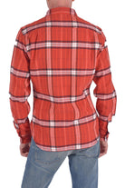 KATO "The Ripper" Organic Cotton Vintage Plaid Brushed - Red - City Workshop Men's Supply Co.